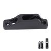 Boat Rope Clam Cleat Nylon Non Slip Stable Fastening Clam Cleat for Yachts Ships Black