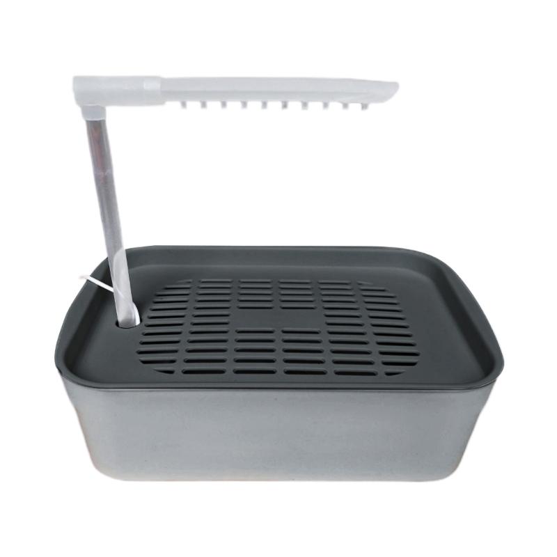 

Электрическая купалка-душ для попугаев от USB с легким управлением потоком воды, для птиц от маленьких до больших, для ежедневного использования серый