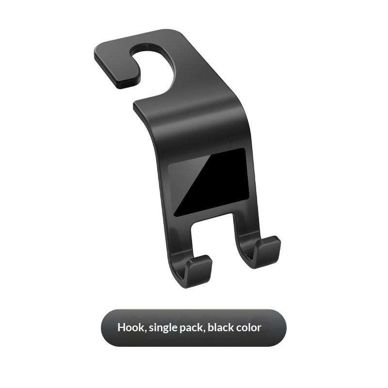 Slim Design Car Headrest Hooks Multifunctional Invisible Seat Hanging Holder for Handbags Purse Groceries Car Travel Use