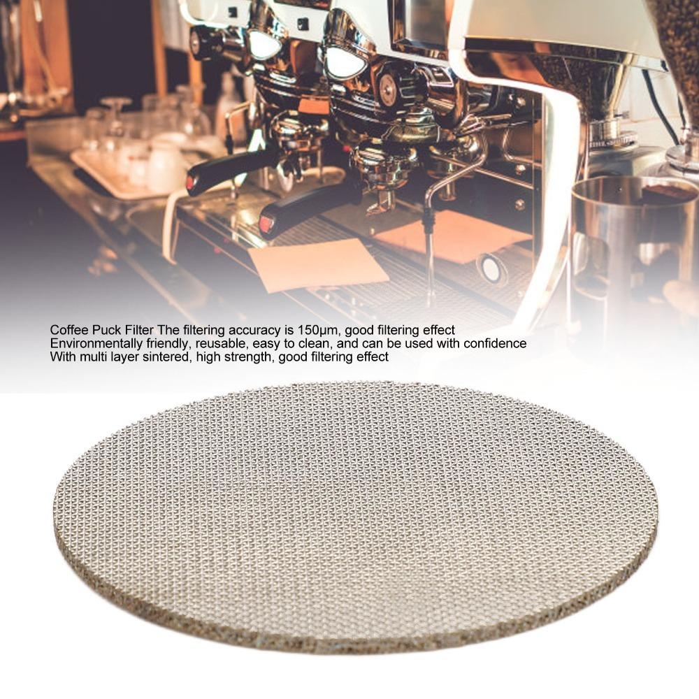 2 pcs set Round Puck Screen Coffee Filter Plate Portafilter Screen Portafilter Basket
