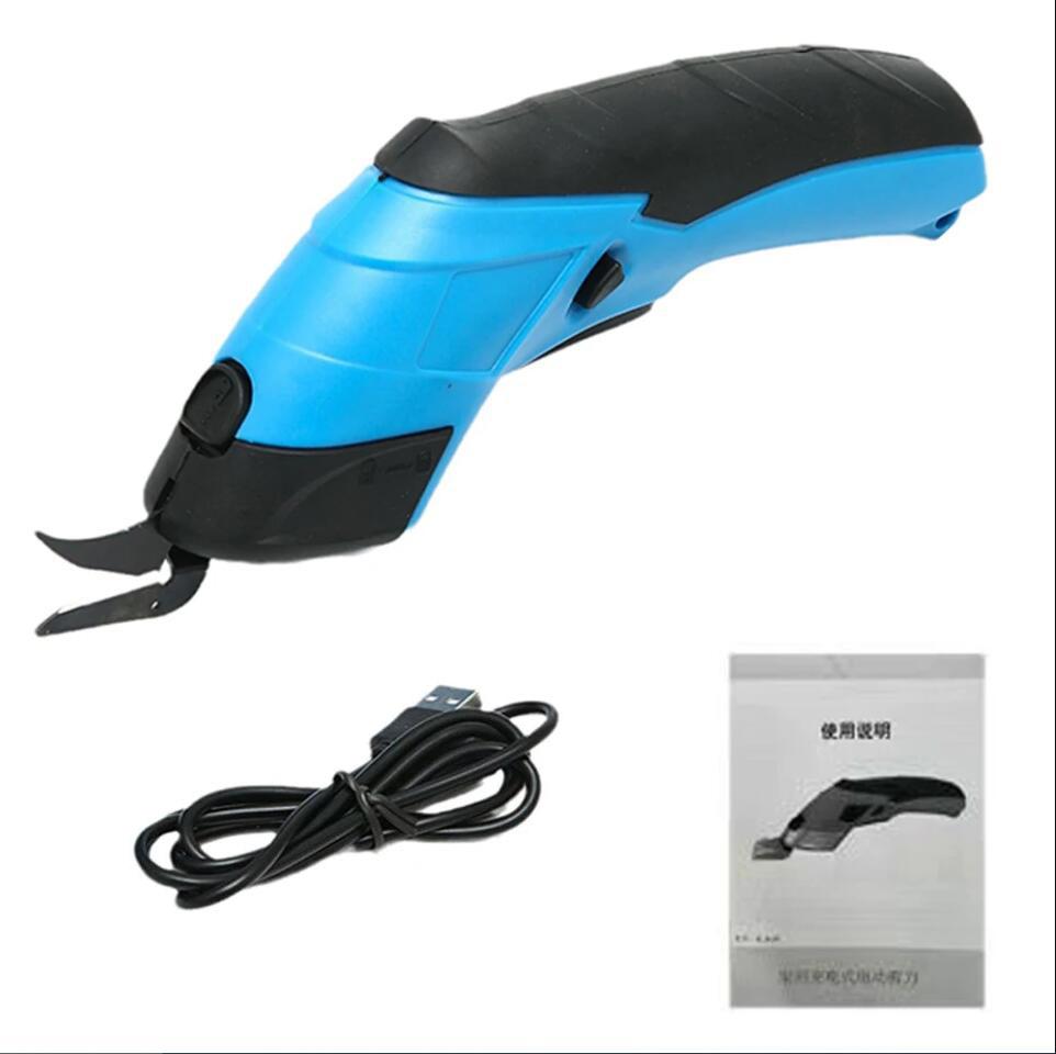 Electric scissors Fabric cutter Leather scissors with tungsten steel blades USB carton Instructions