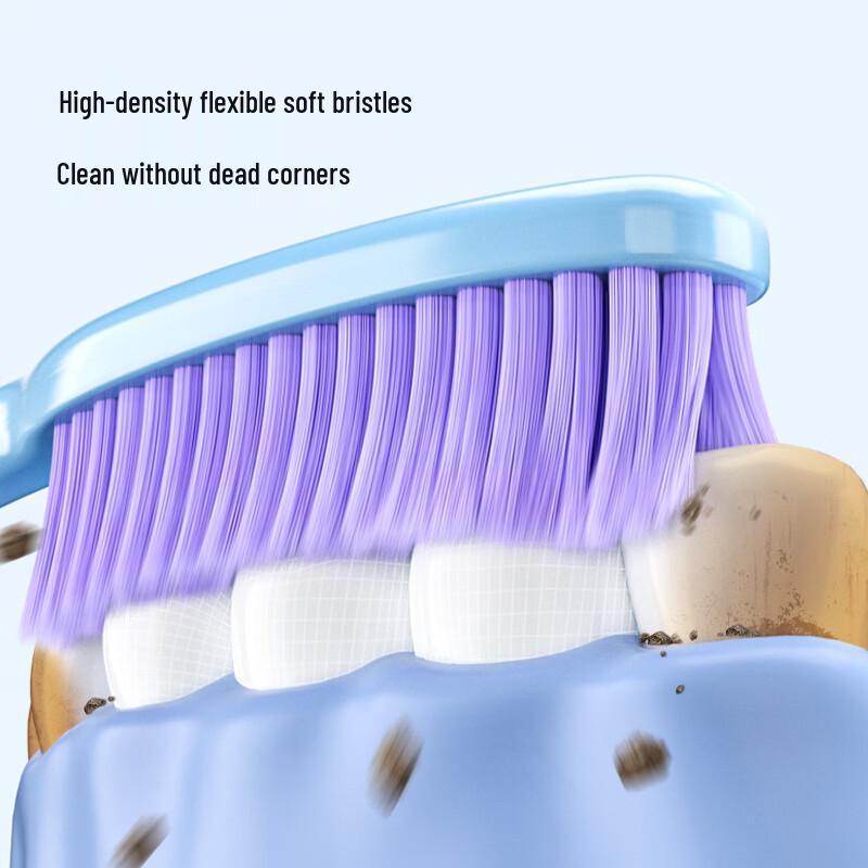 RAOYI Soft Bristle Toothbrush Family Pack