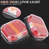 Y4UA Shock Absorbing Heavy Duty Waterproof LED Square Light For Freight Commercial Trucks License Plate Applications