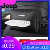Para Jeep Car Car Car Bolsa de pañuelos de cartón para automóvil Caja colgante para el respaldo del asiento Accesorios para Jeep Renegade Compass Grand Cherokee Wrangler JK Pa