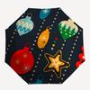 1 Stück bunte Lichter Automatisches Öffnen/Schließen Faltbarer Regenschirm mit 8 Rippen, Tragbarer Sonnenschirm Geburtstags- und Feiertagsgeschenke yy251231088