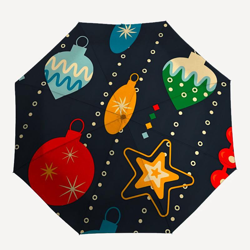 1 Stück bunte Lichter Automatisches Öffnen/Schließen Faltbarer Regenschirm mit 8 Rippen, Tragbarer Sonnenschirm Geburtstags- und Feiertagsgeschenke yy251231088