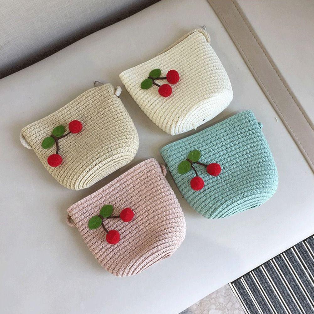 Wide Brim Kids Sun Hat Pearl Decoration Beach Hat Cute Style Straw Hat Girls Accessories