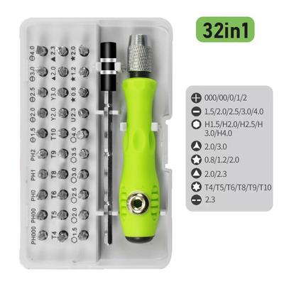 Electronic Repair Tool 32 In 1 Screwdriver Set, Precision Mini Magnetic Multifunctional Hand Kit