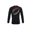 Branded Spiral Heavyweight Long Sleeve T-shirt 'Black' Men's 1366473-001