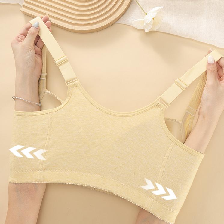 Sutien Mărime Mare pentru Femei Sexy cu Balene Bretele de Umăr Ajustabile Dantelă cu Nasturi în Față