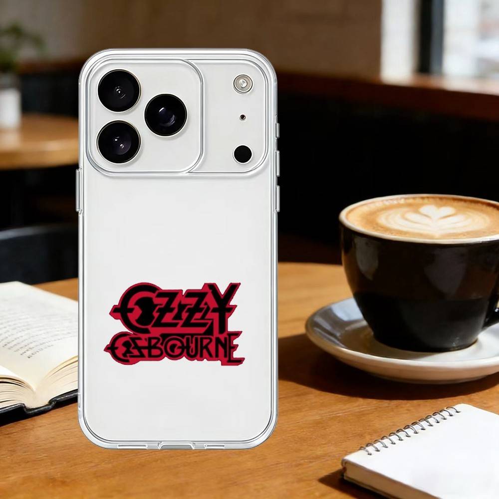 Osbourne Rock Singer O-Ozzy Phone Case For iPhone 17 16 15 14 13 12 11 Mini Pro Max Plus Transparent Cover