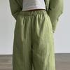 Fashion Stripe Women's Padded Cotton Coats Pant Suit Hooded Zipper Puffer Coat Loose Thick Pants Autumn Winter Lady Ski Set