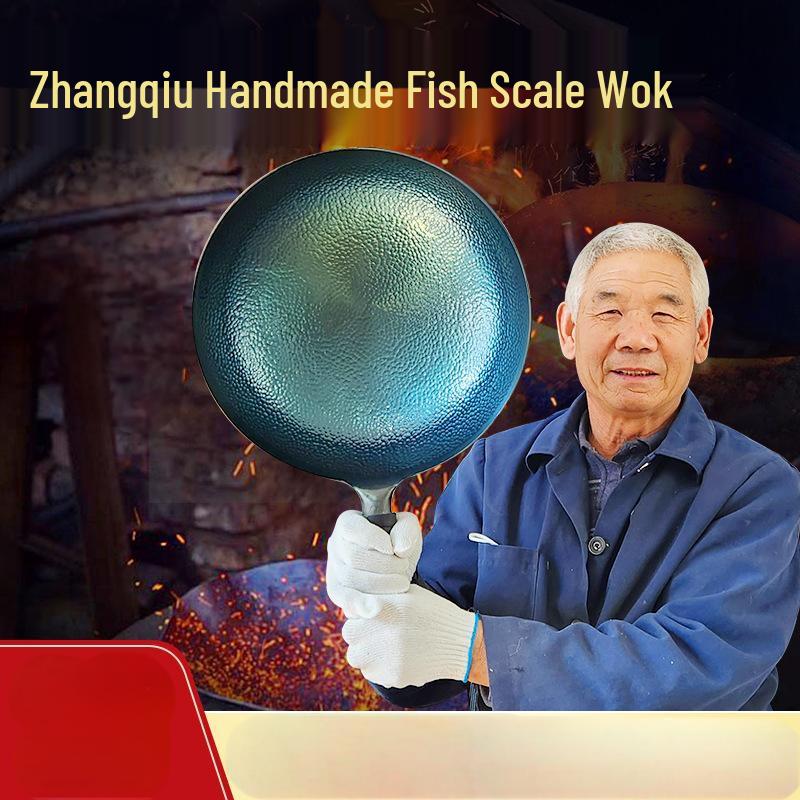 Wok Tradizionale in Ghisa Zhangcheng Xiaojiang