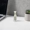 3D Printed Pet Model Huibiti Dog Figurine, Simulated Sitting Shape Model, Delicate Hair Small Decor Texture, One-Piece Molding, Mini Desktop Ornament