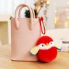 Charming Sparrow Bird Plush Pendant Keychain for Girls' Bags Ornaments