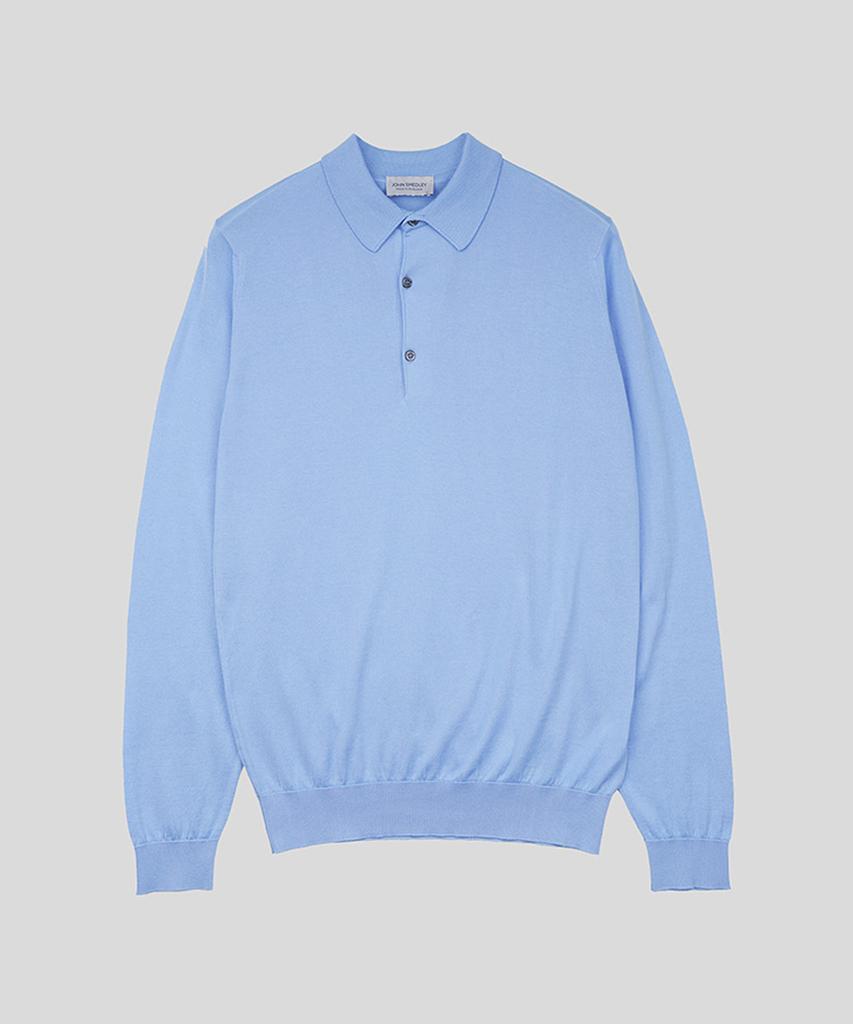 Jonseumedeulli Bradwell Sea Island Cotton Long Sleeves Polo Shirt Heritage Two 8 Colors (B Type)
