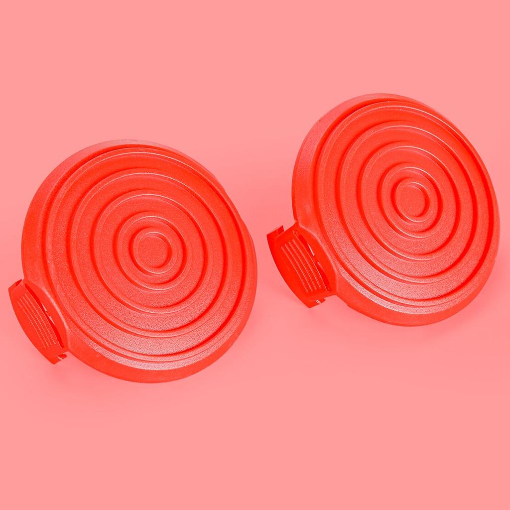 HT10-401-002-01 2Pcs Trimmer Spool Cap Cover Red Fit For Hyper Tough 40V MAX 13 Inch GT500WU HT19-401-003-03 HT18-401-004-01