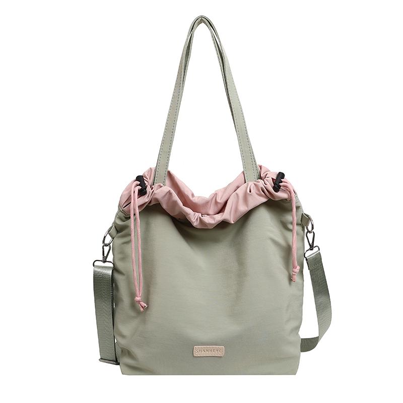 

Color Block Tote Bag Women s Shoulder Bag Large Capacity Casual Crossbody Bag світло-зелений колір