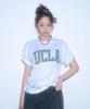 UCLA Unisex Ucla Double Line Arch Logo T-Shirt [White] (Uc6Sta1)