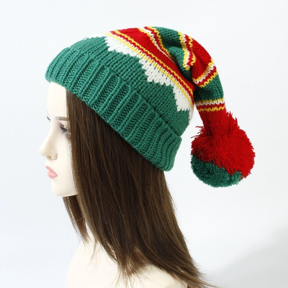 Holiday Party Knitted Hat Santa Leisure Cap New Beanie Cap