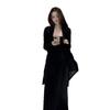 Wear In Early Autumn with the New Fashion Suit of the New Year, Ice Silk Thin Coat Suspender Dress, with a Whole Set of Women