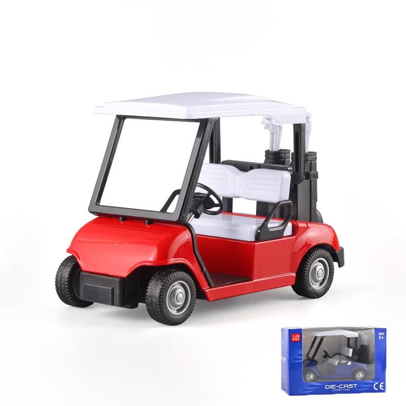 

1/20 Scale Golf Cart Die Cast Model Car Alloy Pull Back Vehicle Toy Models Children s Toys Collections Hobby Ornaments Birthday Gifts красный