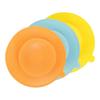 Silicone Suction Plate and Bowl Holders for Toddlers, 3-Pack with Double-Sided Suction Cups, Non-Slip Stable Feeding System, Assorted Colors