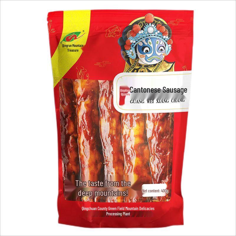 Qingrun Mountain Treasure Cantonese Sausage 400g