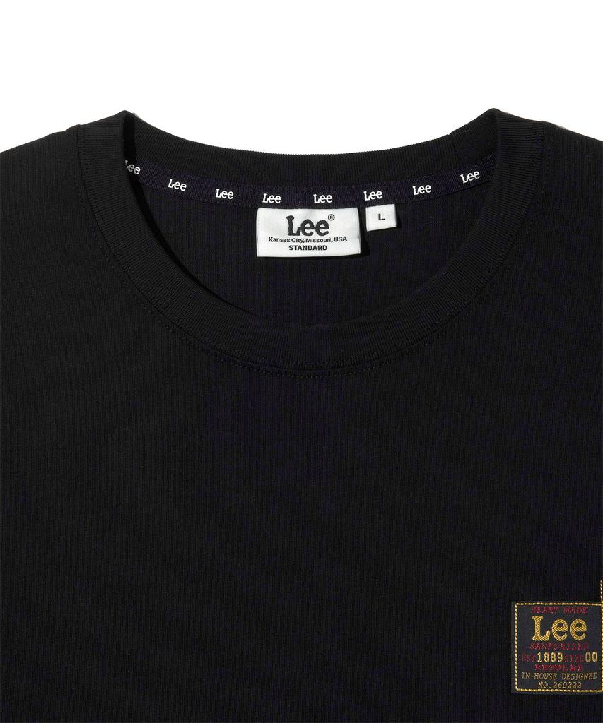 LEE 101 Label Short Sleeve T-Shirt Black