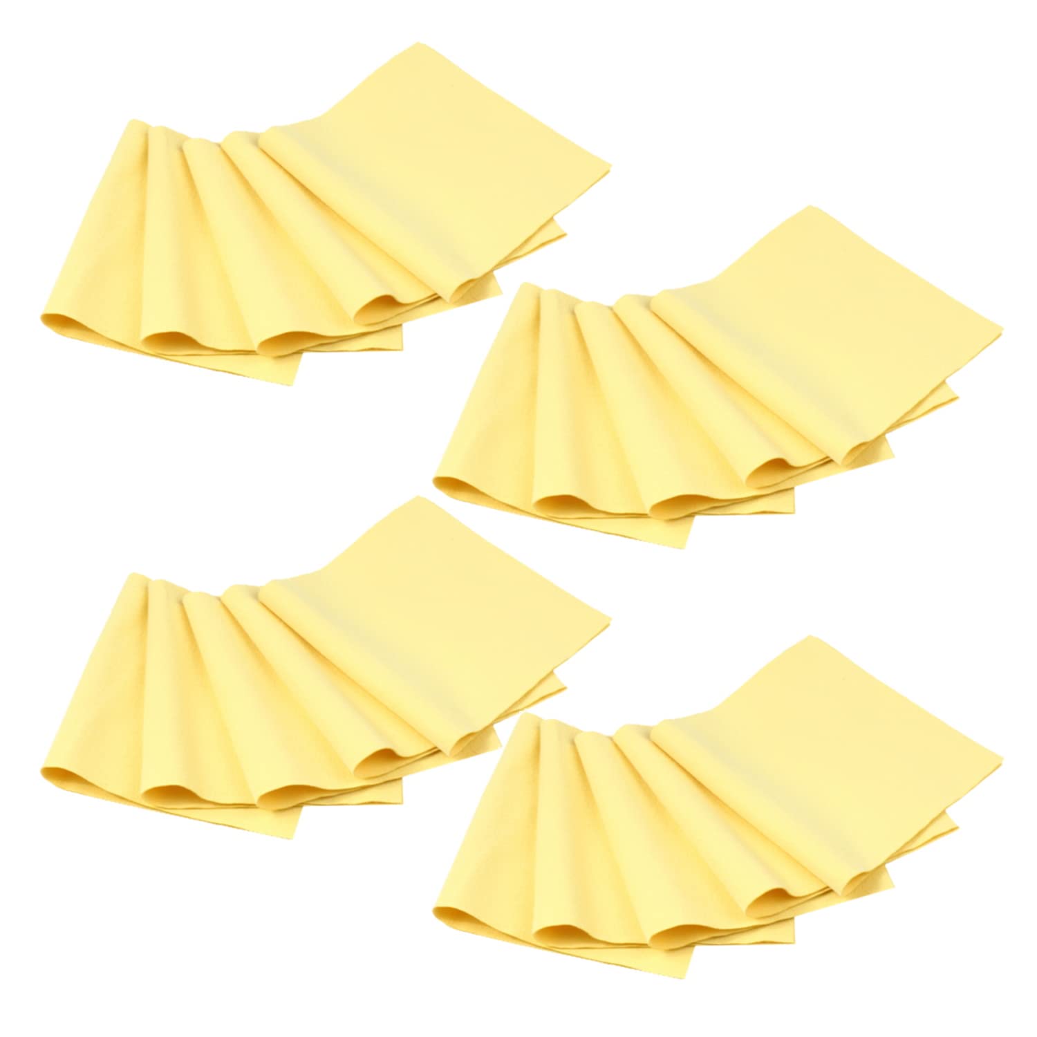 

Car Wash Kingdom Microfiber Cloth Microfiber Towel, Set of 20, 3.1 x 6.7 inches 20 sheets жёлтый