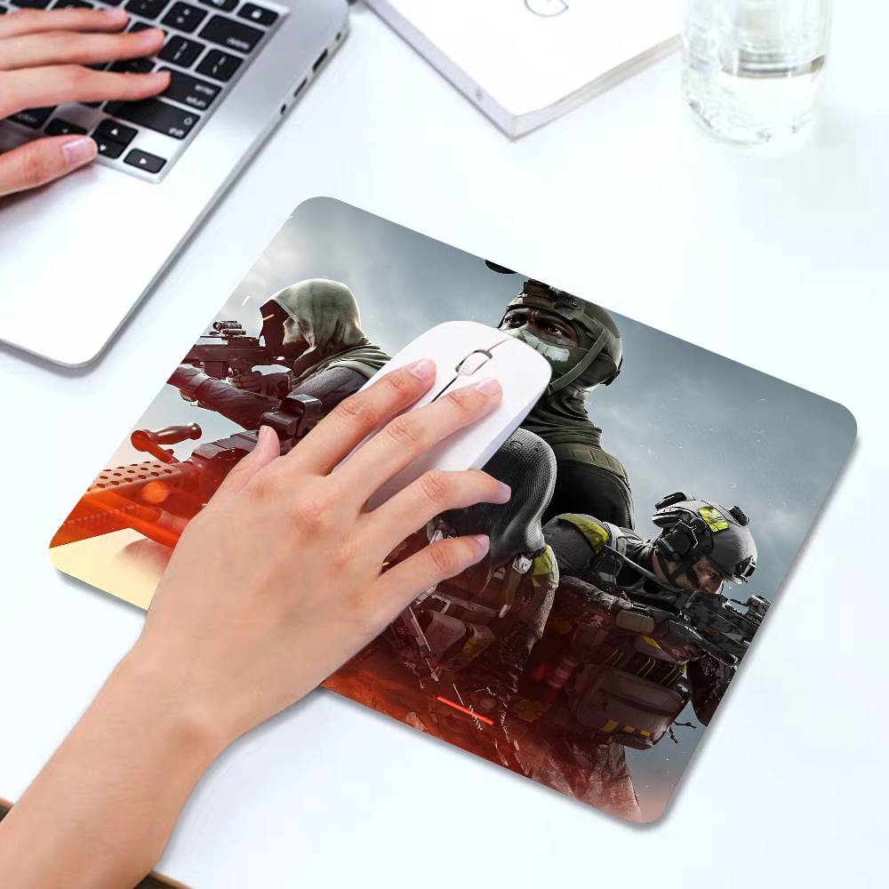 Game Battlefield 6 Mousepad Small LockEdge Mouse Pad For Gamers Computer Desk Pad Rectangular Anti-slip Rubber