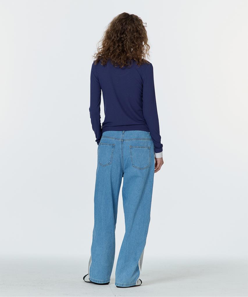 JUCYJUDY J Round Neck Layering T-Shirt (On) Jyts02Ag