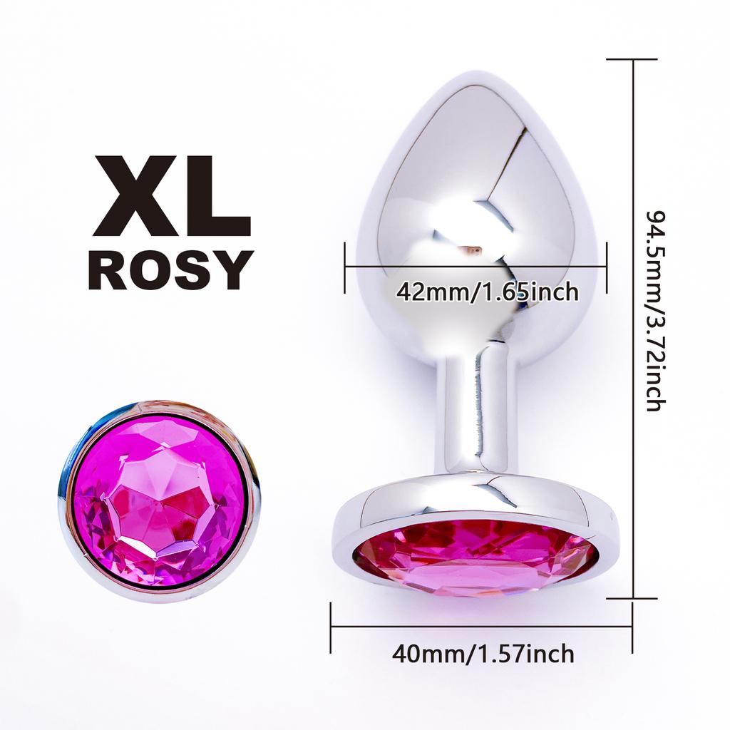 Metal Anal Plug for Women Men Couples Butt Plug Butt Toy Dildo Adult Game Masturbator Anal Diamond Sex Toy for Adult Products