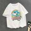 MINISO Snoopys Adult T Shirt Women Man Basics Clothes Short Sleeve Summer Fashion Female Top Streetwear Gift Casual Wear