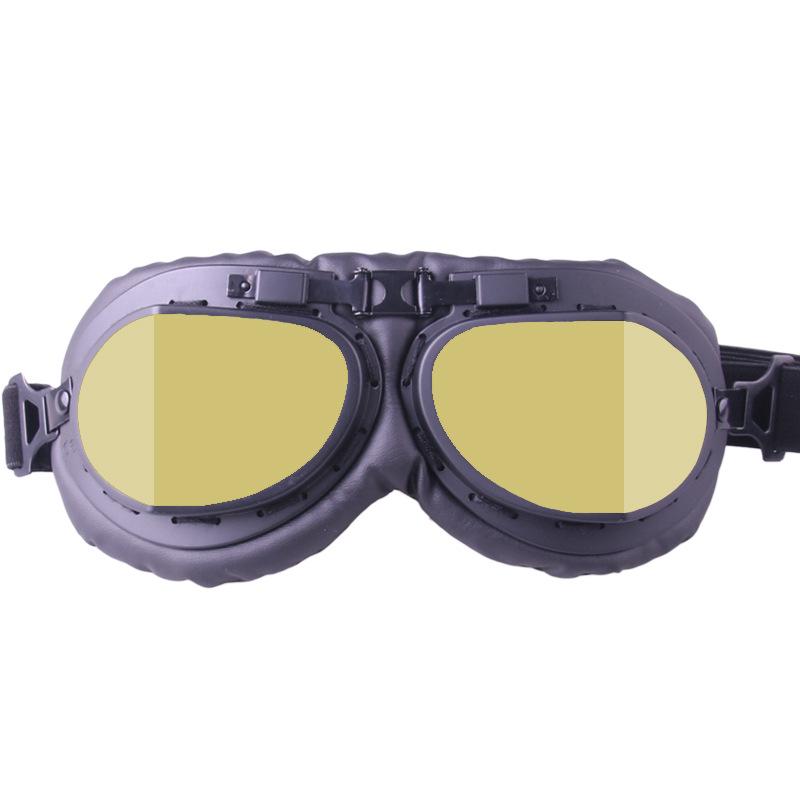 Retro Harley Goggles, Motorcycle Glasses, Off-road Goggles, Rider Goggles, Impact-resistant and Windproof