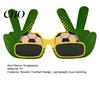 Football Fan Sunglasses Theme Sunglasses, Lightweight Events Glasses, Funny Peace Gesture Women Stadium for Men Fans Game Day Photos Unisex