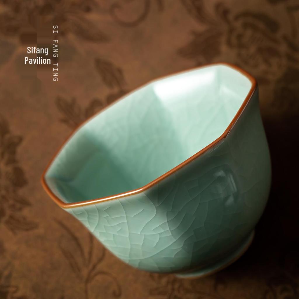 2026 Premium Kung Fu Ceramic Tea Cup Set - Master Tasting Cups Gift Box for Elders