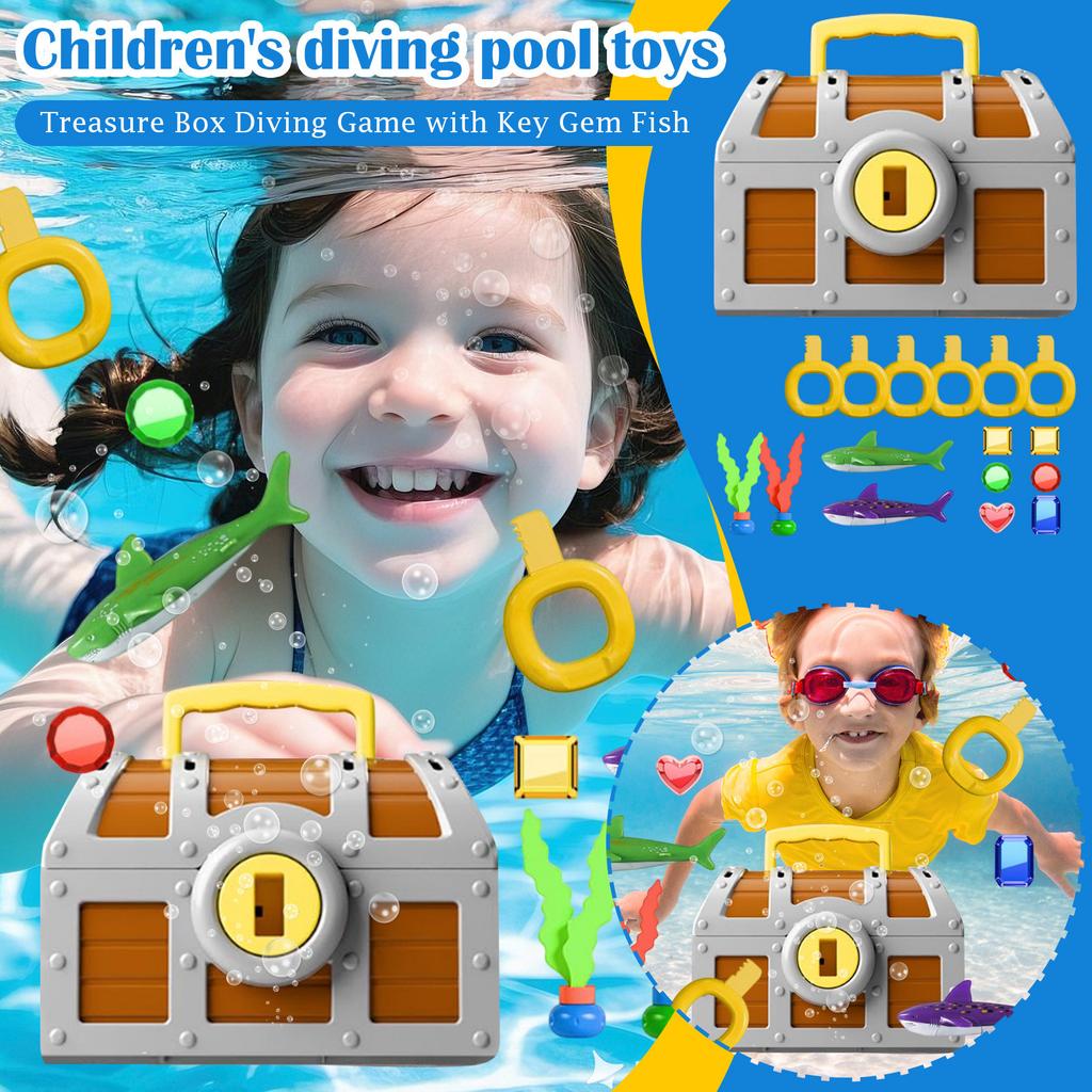 Kids Pool Diving Toys Underwater Sinking Swim Toys Set