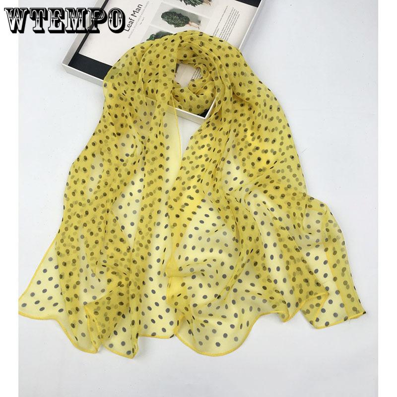 Autumn/Winter Korean Double Wave Point Scarf for Women Neck Scarf Atmosphere Neck Accessories
