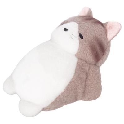 Brinquedo de Pelúcia Gato Chirumite Sanei Boeki, L11 x P15 x A12cm