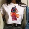 Women T Shirt Fashion Casual Female Print Shirt Loose Women Oneck Tops Harajuku 90s Girls Kawaii T Shirt Korean Style Clothes