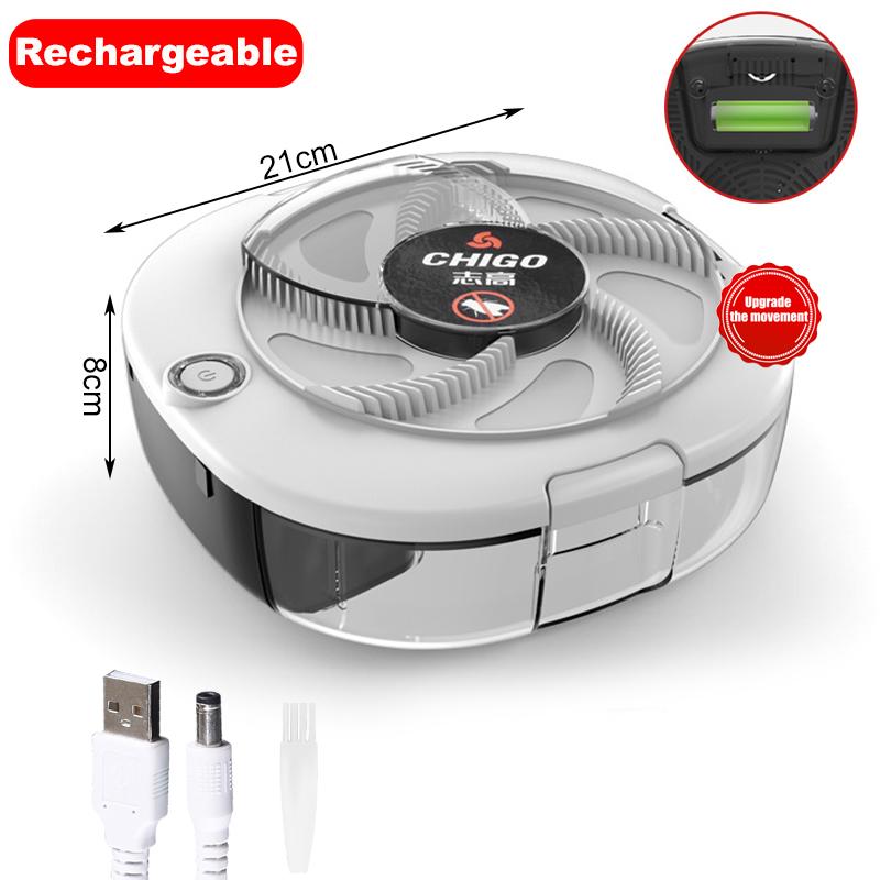 Electric Flies Killer Fly Trap Automatic Pest Catcher Fly Killer Pest Reject Control Repeller Indoor Outdoor Flycatcher Househol 4