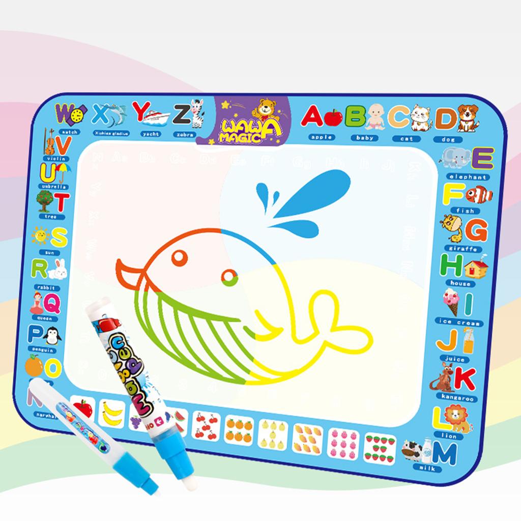 Educational Toddler Gift for Toddlers Water Doodles Mat Large Aquas Coloring Mat