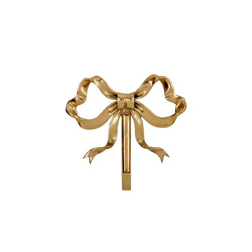 American Brass Bow Hooks Living Room Wall Hangings Gold Metal Bathroom Coat Hooks Background Wall Pendant Gifts Home Decoration