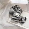 Children's Scarf Striped Warm Autumn and Winter Girl Baby Foreign Style Knitted Windproof Wool Scarf Neck Cover