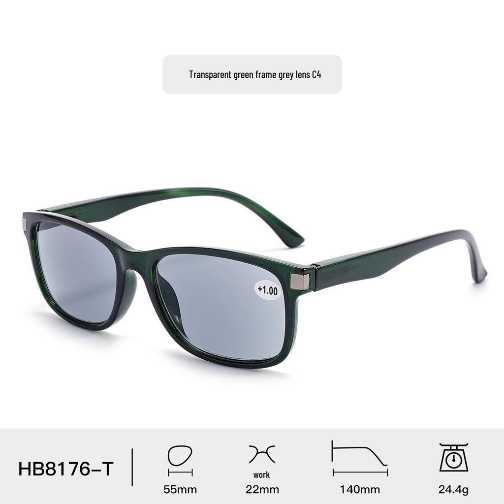Cross-border Fashion Sunglasses: Men's Square Classic & Women's High-Definition Reading Glasses