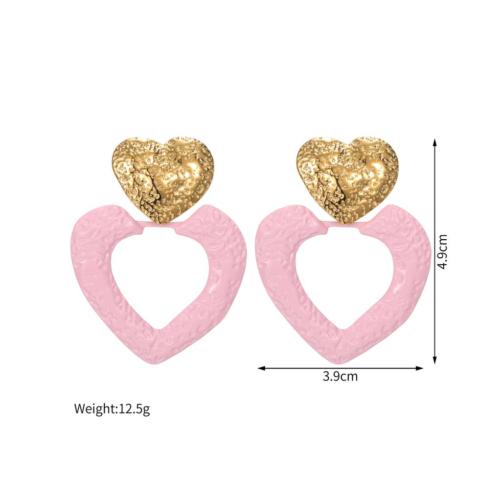 Atoztide Exquisite Vintage Beads Flower Earring For Women Stainess Steel Gold Color Multiple Styles Textured Earring Jewlry Gift