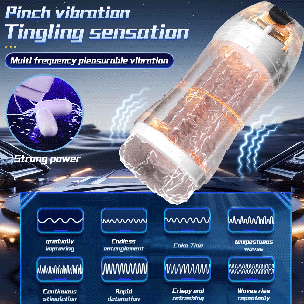 Automatic Male Masturbator Cup Automatic Blowjob Suking Machine Real Vagina Pocket Pussy Penis Oral Masturbatio Sex Toys For Men