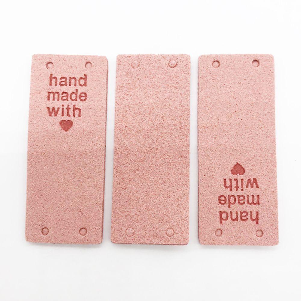 Knitting Leather Super Fiber Clothes Tags Handmade Labels Sewing Accessories Garment Labels