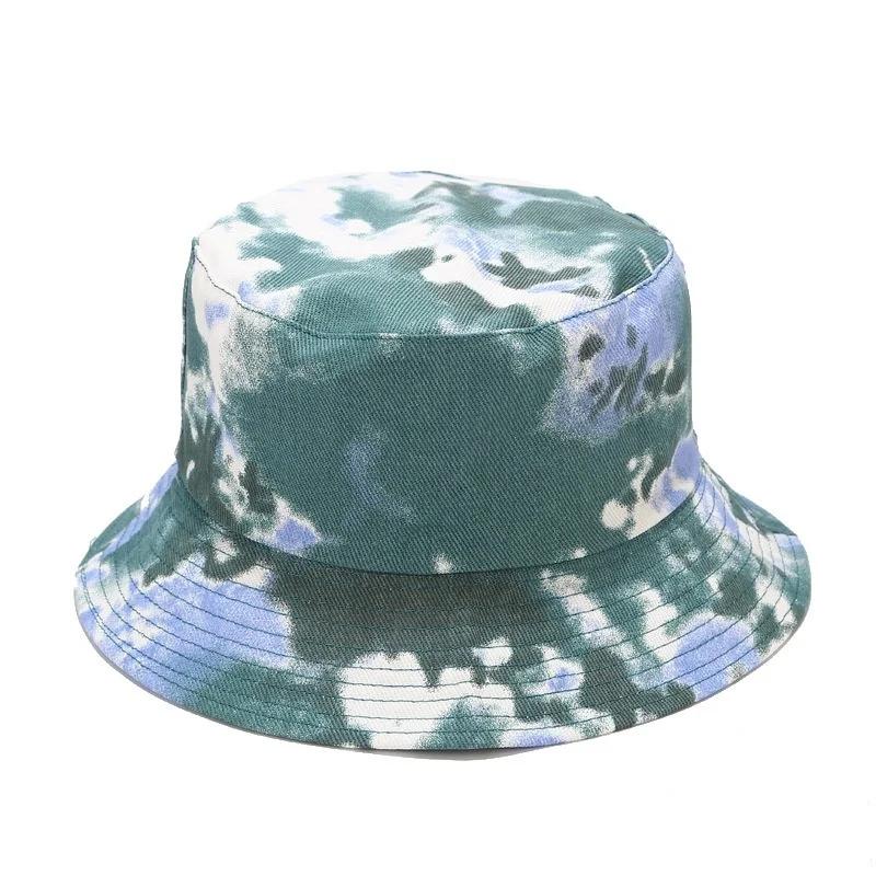 Double-sided Wearing Cap Rainbow Color Bucket Hat Men Women Sun  Reversible Fisherman  Summer Panama   Fishing Gorro